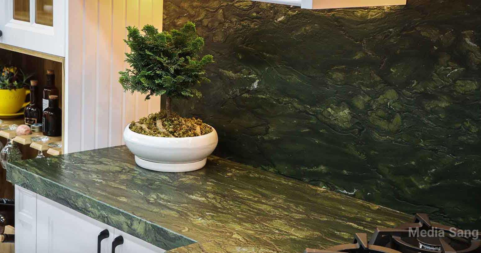 سنگ اسلب گرانیت سبز آبرنگی - مدیا سنگ